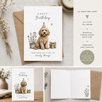 Golden Retriever Birthday Card