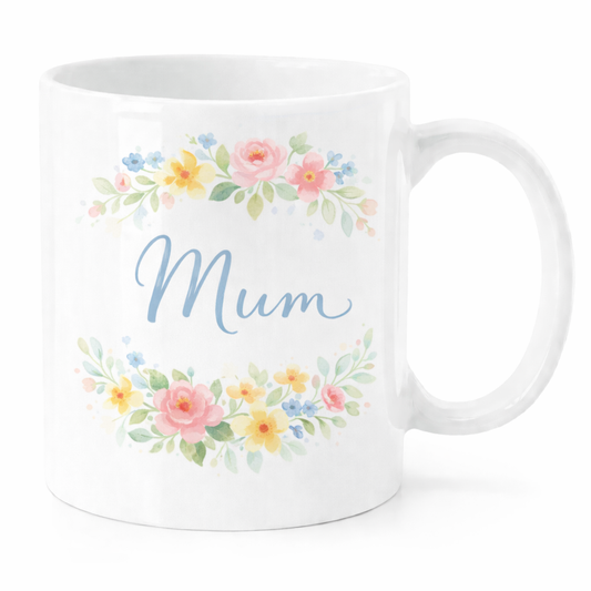 Mum Floral Script
